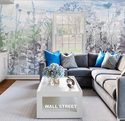 Фотообои в интерьере артикул Urban 36, URBAN, Wall street